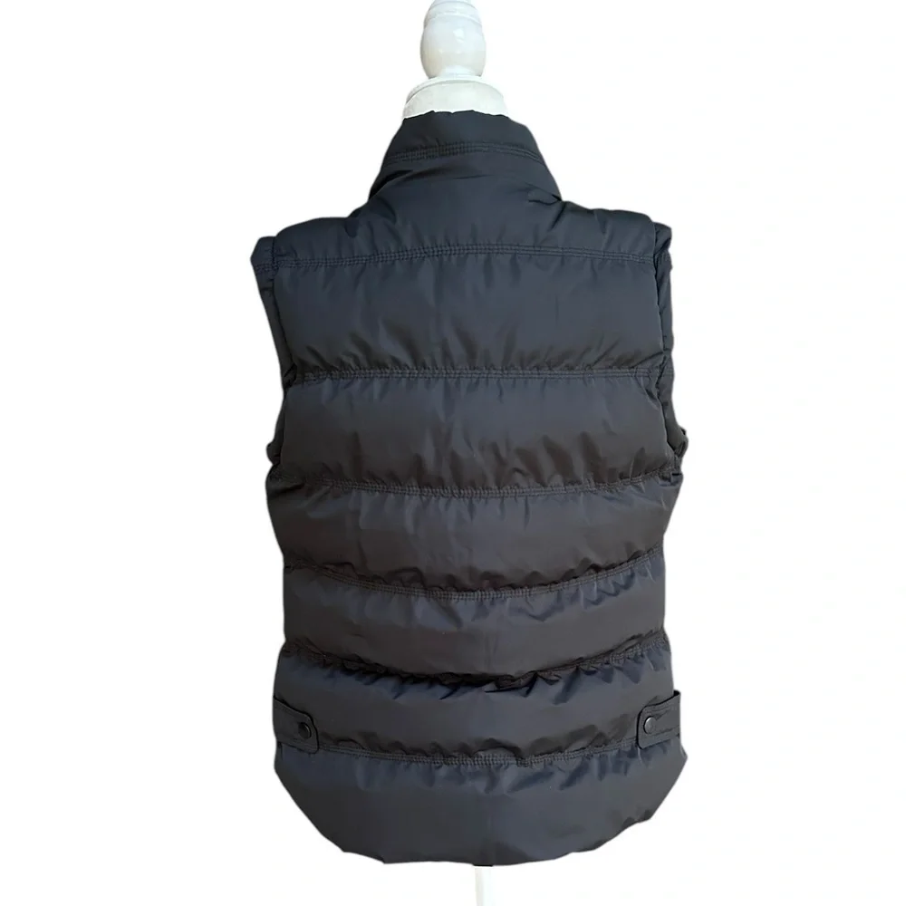 Women’s Black Insulated Puffer Vest Small Outdoor Casual Winter